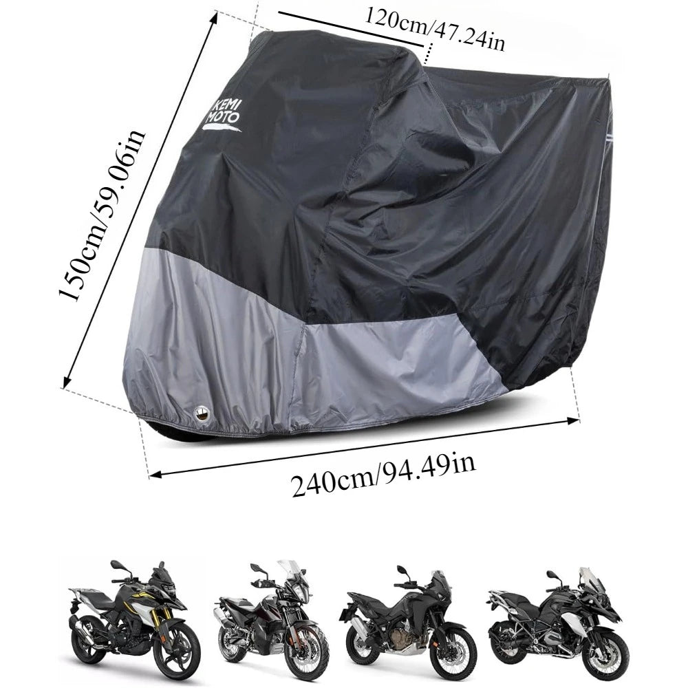 Adventure Motorcycle Cover – Waterproof, UV-Proof | R1250GS, Ténéré 700 Motorcycle Cover Nixie