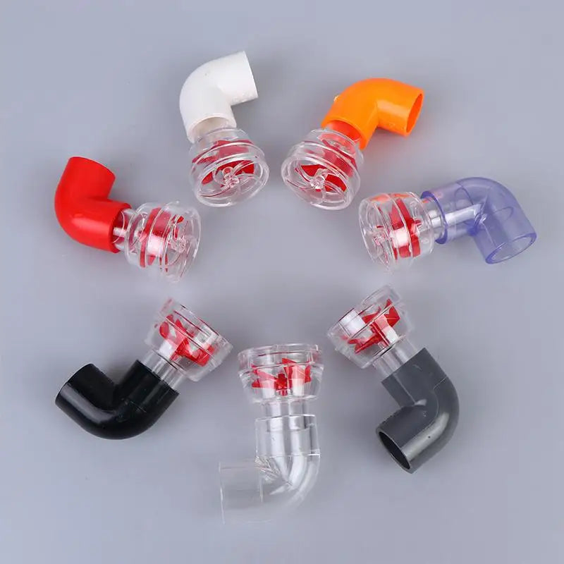 20mm Aquarium Auto-Rotating 5-Blade Wave Maker Fan Nozzle Kit Aquarium Wave Maker Nixie
