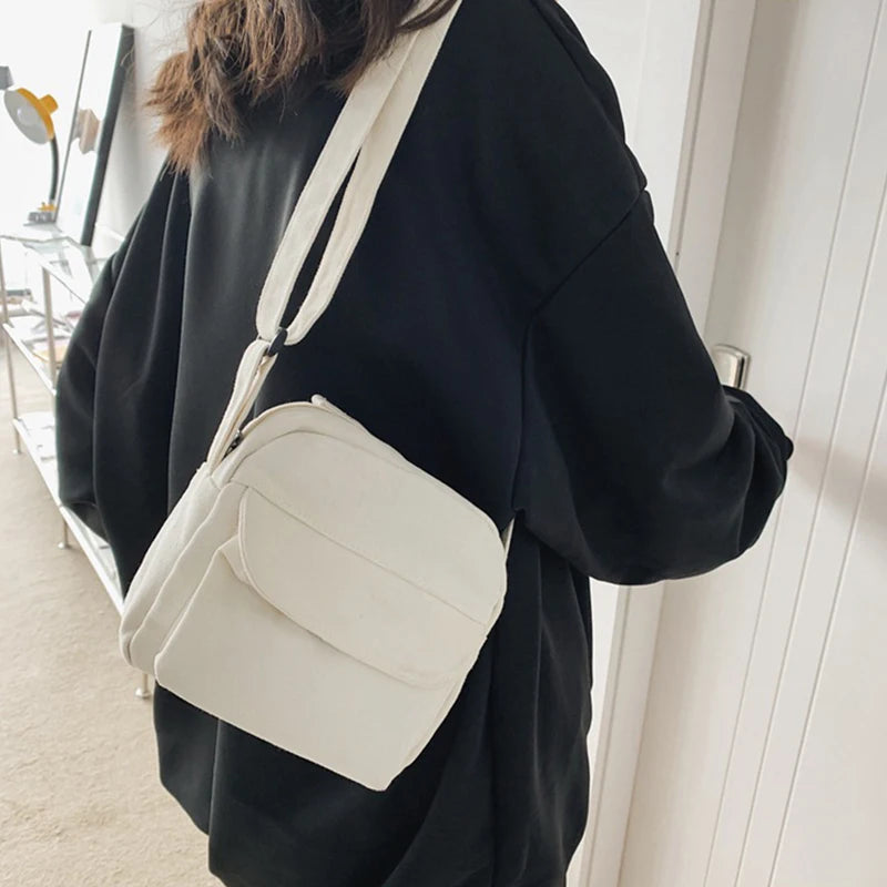 Canvas Shoulder Crossbody Hobo Bag for Women – Casual Daily Canvas Shoulder Bag Nixie