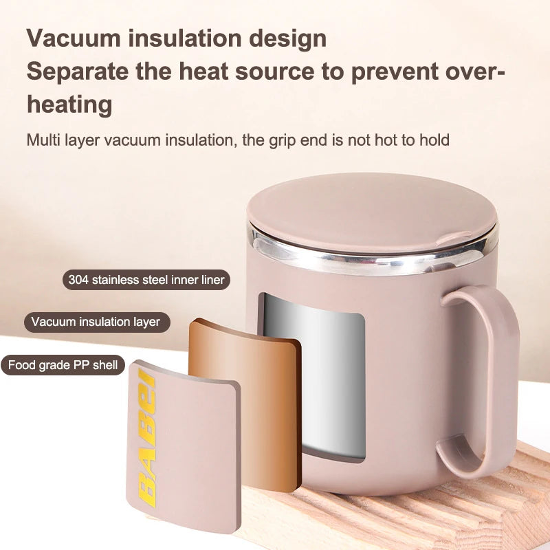 400ml Double-Wall Stainless Steel Vacuum Insulated Thermal Mug Thermal Travel Mug Nixie