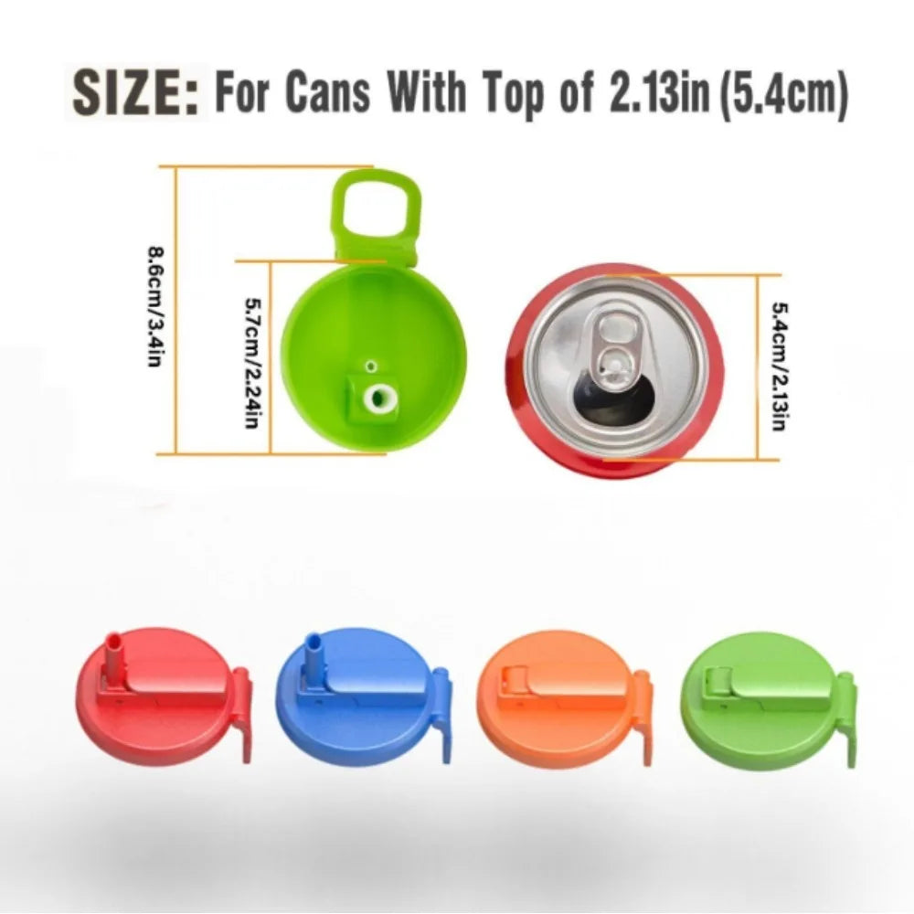 Reusable Soft Drink Can Lid with Straw – Soda & Juice Drink Can Lid Nixie