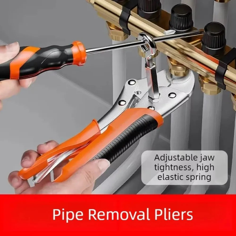 Adjustable Floor Heating Pipe Removal Pliers | Radiant Wrench