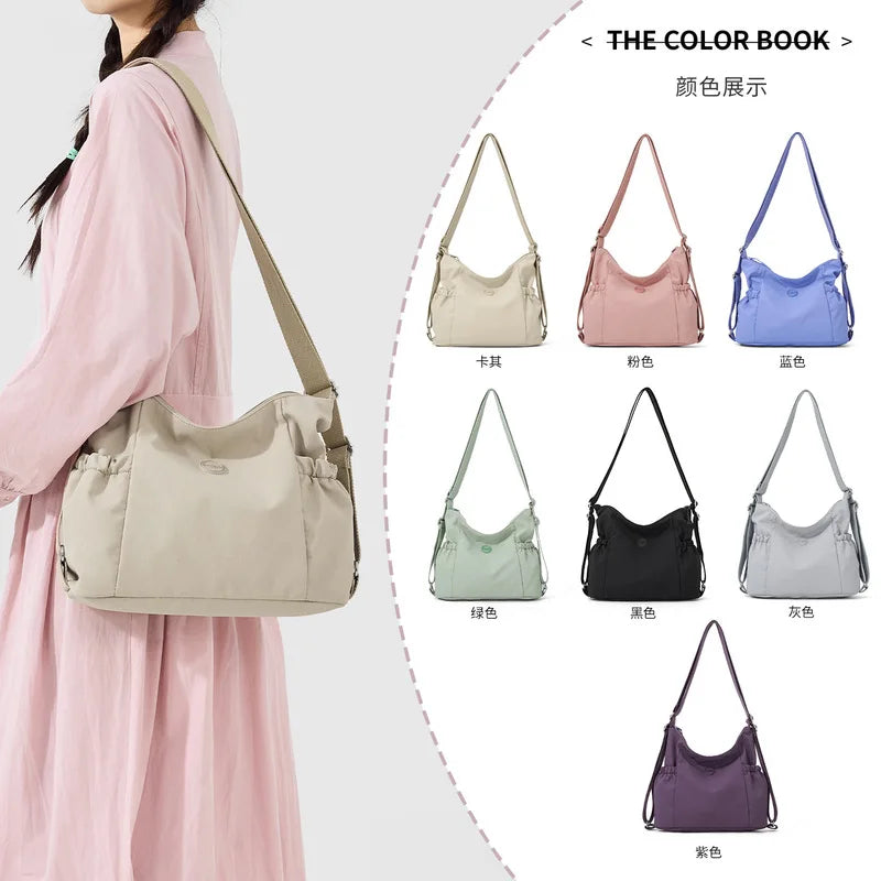Nixie Women's Multifunctional Tote Bag – Large Nylon Satchel Women's Tote Bag Nixie