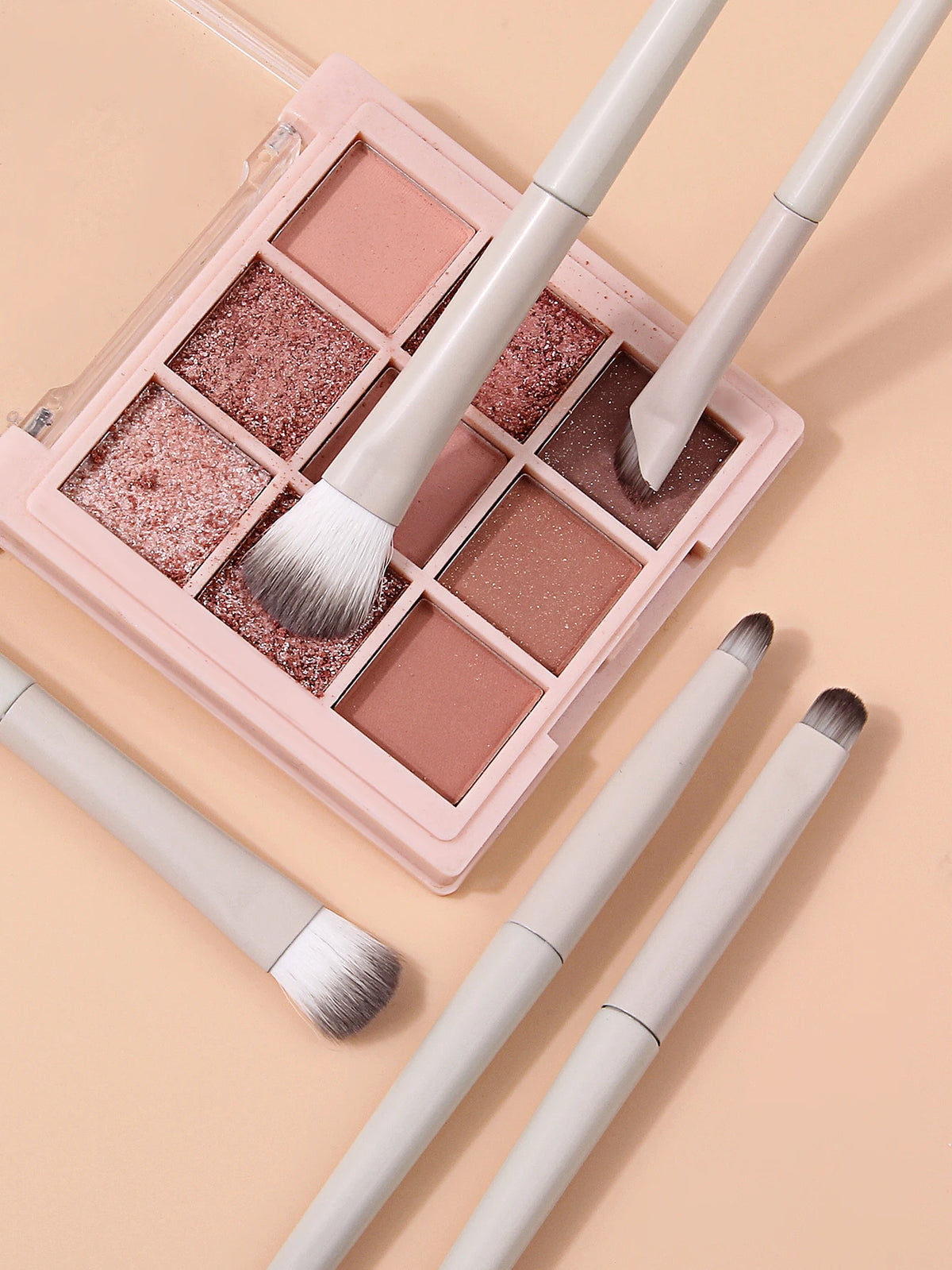 7-Piece Soft Makeup Brush Set – Highlighter, Concealer & Eyeshadow Makeup Brush Set Nixie