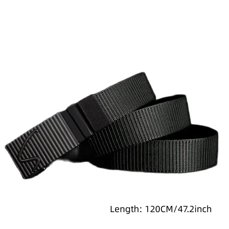 Unisex Tactical Canvas Belt – Outdoor Military Style, 120cm Tactical Canvas Belt Nixie