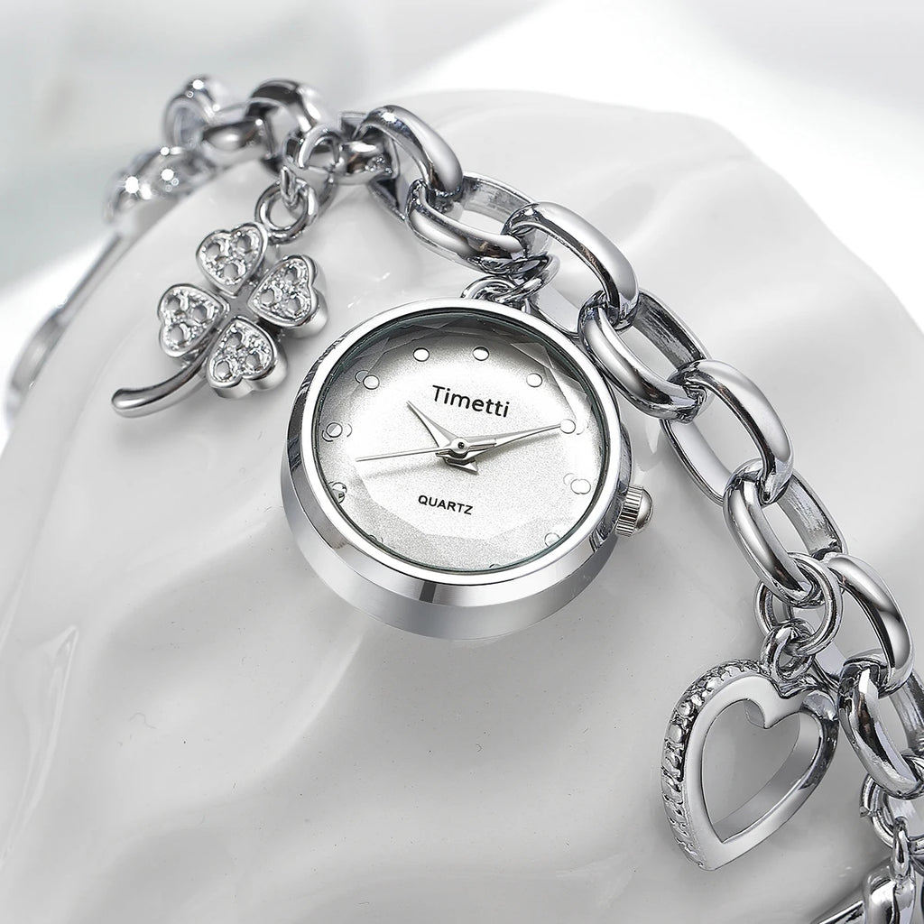 Timetti Casual Luxury Bracelet Watch – Quartz Minimalist Bracelet Watch Nixie