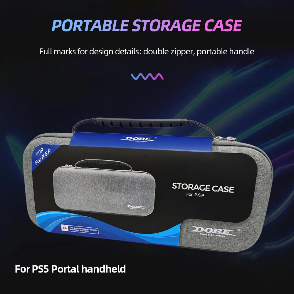 EVA Hard Carrying Case for PS5 PlayStation Portal – Shockproof Console Carrying Case Nixie