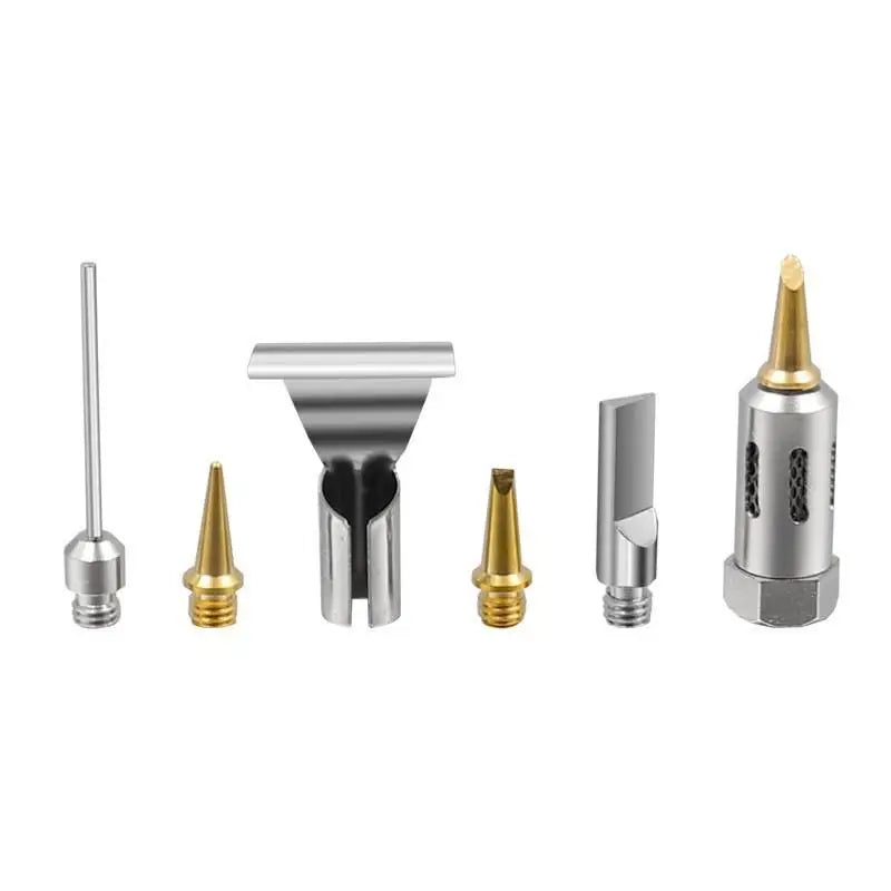 7-Piece Butane Gas Soldering Iron Tips for HS-1115K Kit Soldering Iron Tips Nixie