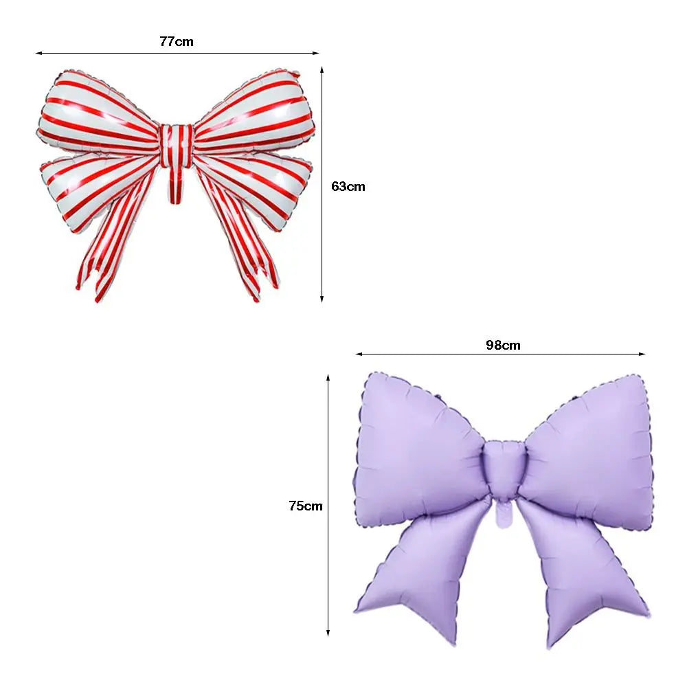 Large Bow Foil Balloon – Gender Reveal & Party Décor Foil Party Balloon Nixie