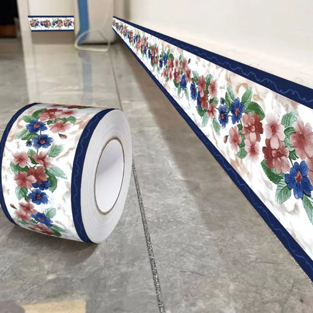 Self-Adhesive Skirting Line Wall Strip 5/10M | 8 Colors
