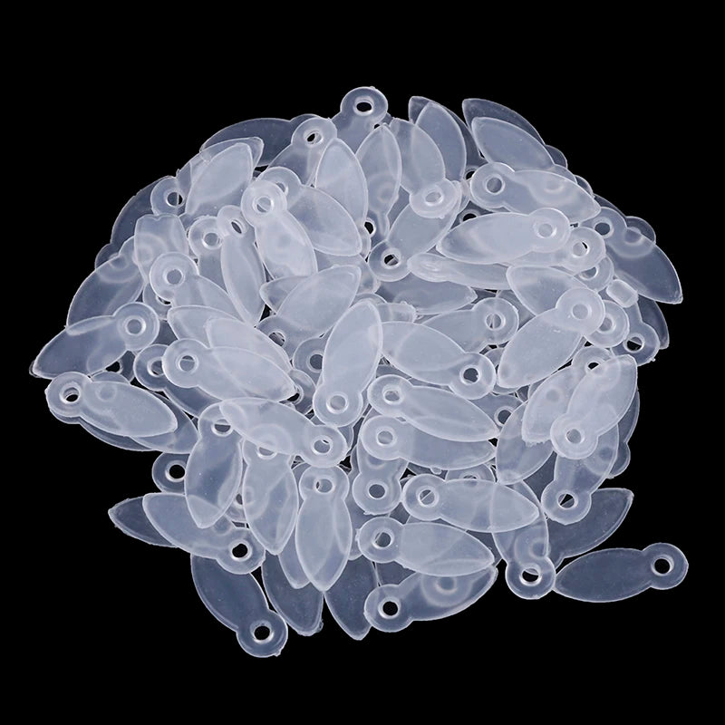 100Pcs Plastic Photo Frame Rotating Buckle Hooks – Black & White Photo Frame Clips Nixie White