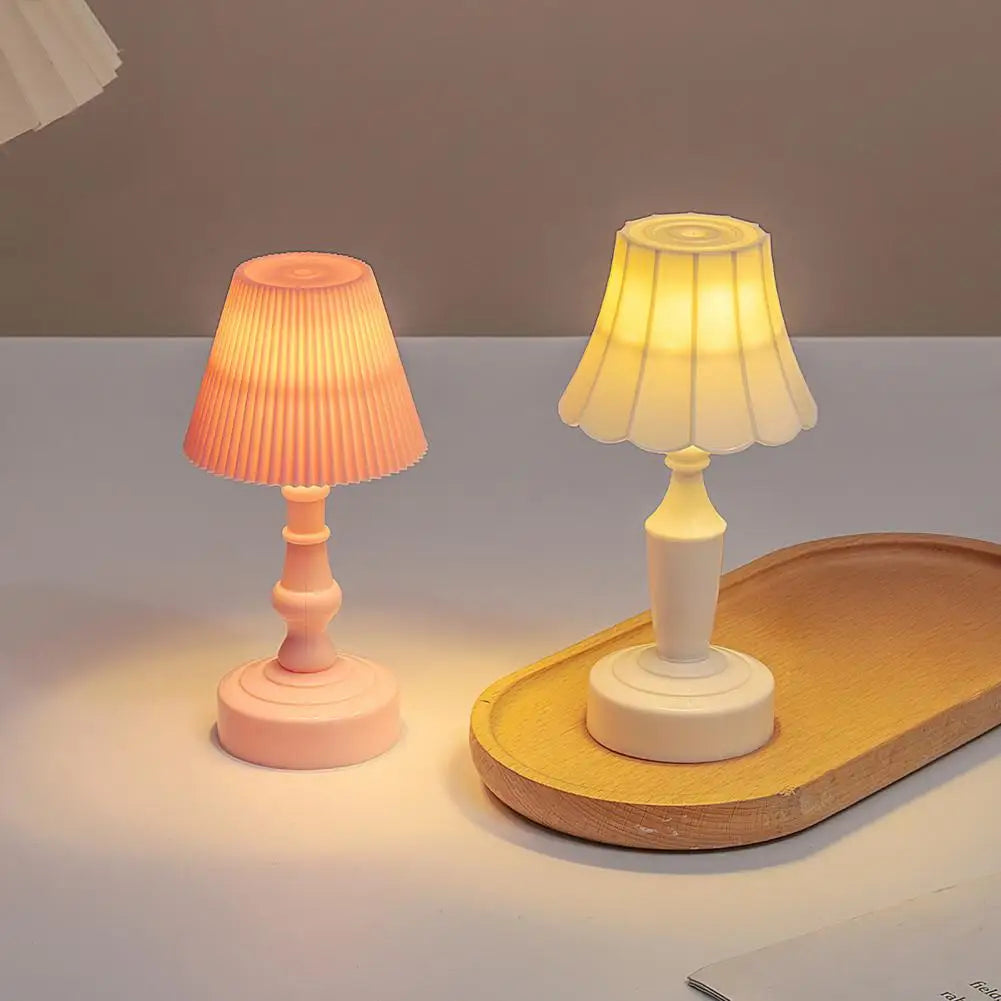 Flower Shape Night Light Touch Control Portable Desk Lamp LED Night Light Nixie