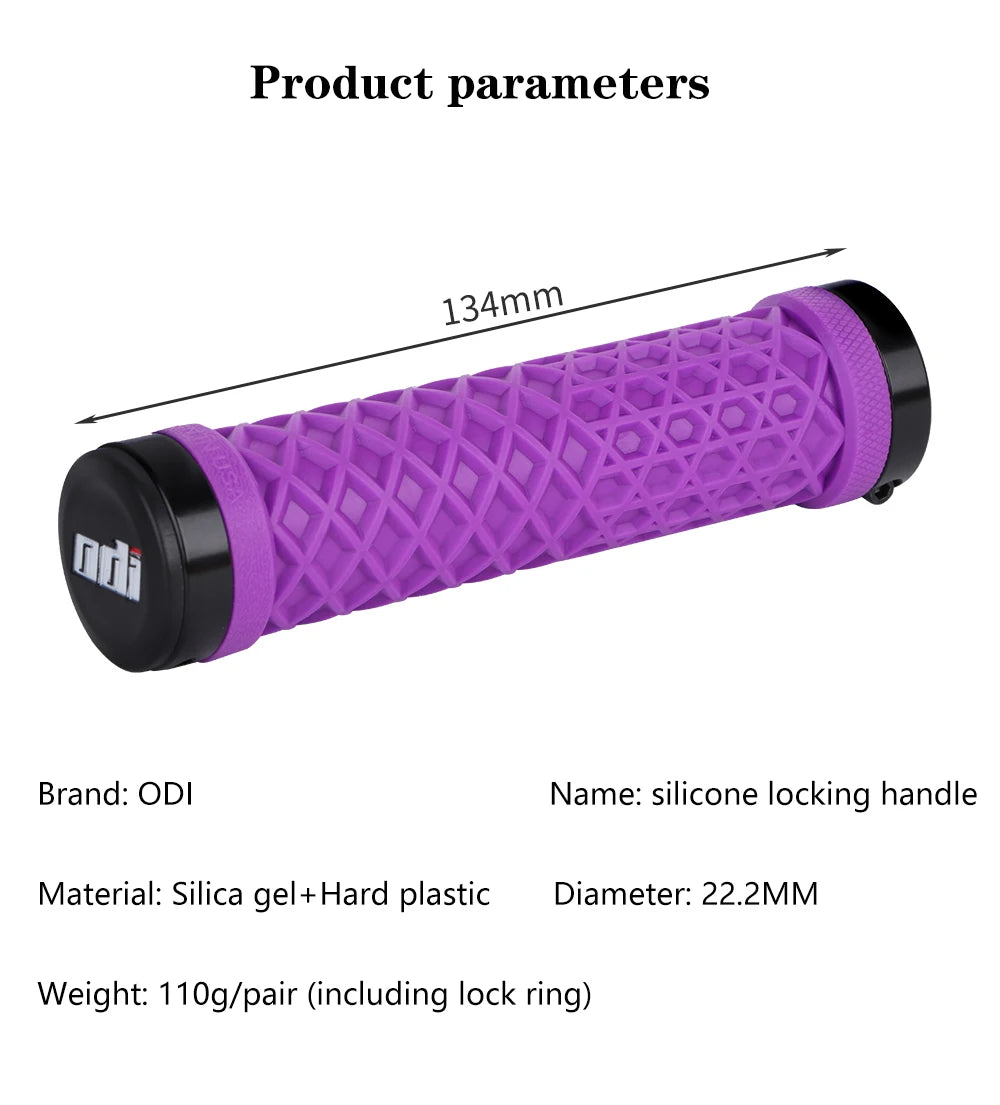 ODI Silicone Lock-On MTB Bike Grips | BMX Handlebar Cover Bike Handlebar Grips Nixie
