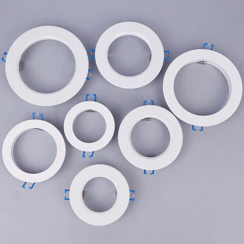 White LED Downlight Adapter Rings – Hole Enlarger & Spotlight Frames