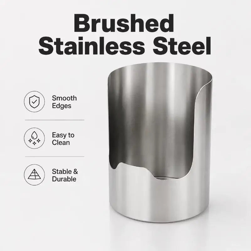 Stainless Steel 2-in-1 Pot Lid Holder & Spoon Rest Organizer Pot Lid & Utensil Holder Nixie