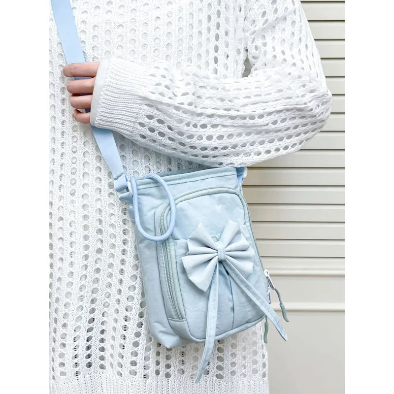 Bowknot Crossbody Phone Bag Women | Stroller Bottle Bag Crossbody Bag Nixie