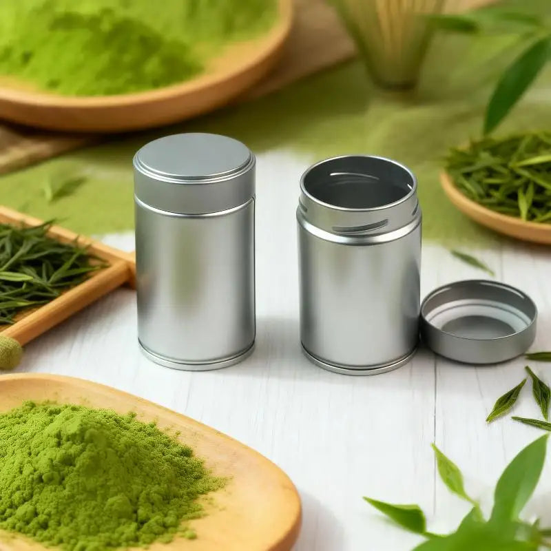 Mini Airtight Matcha Tin – Sealed Spice & Tea Storage Jar Spice Storage Tin Nixie