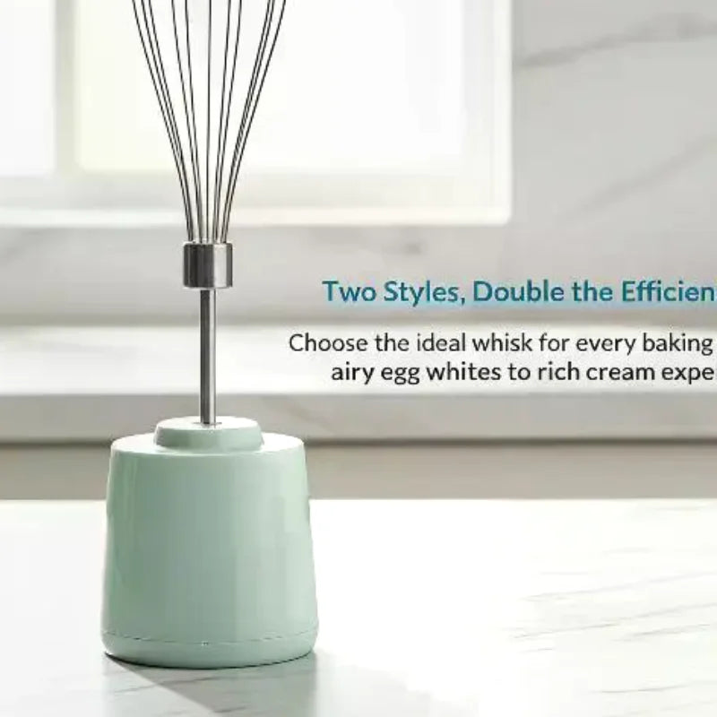 12-Wire Stainless Steel Egg Beater & Hand Mixer Whisk Attachment Kitchen Whisk Attachment Nixie