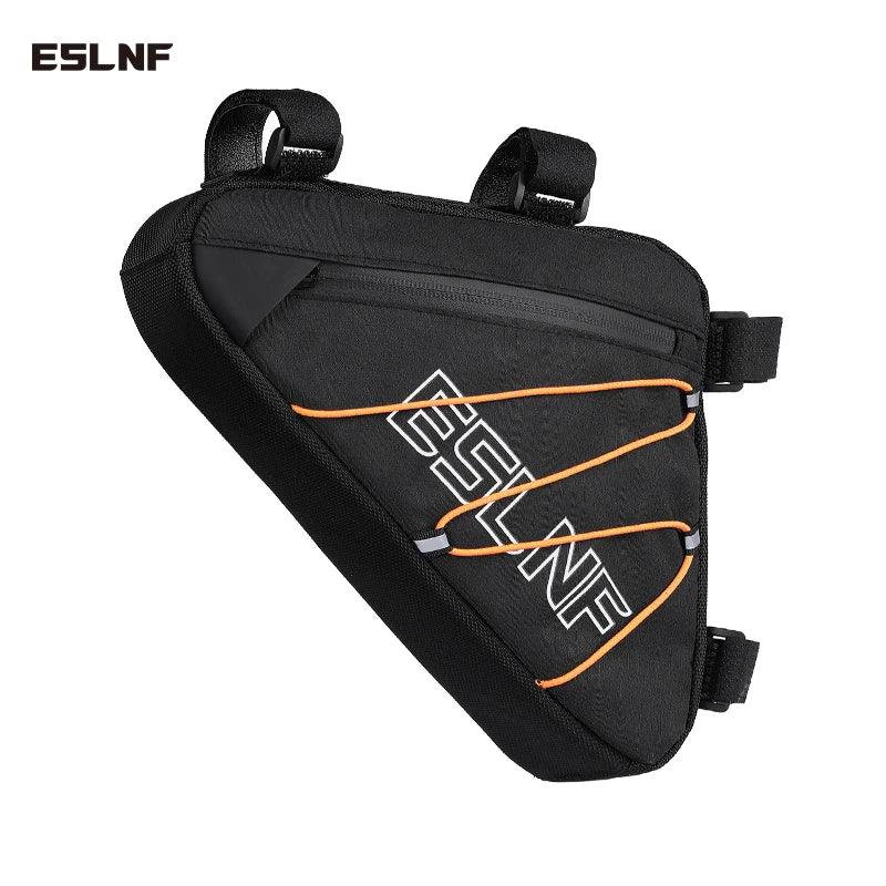 ESLNF Bicycle Triangle Frame Bag – Large Capacity Cycling Pouch Bicycle Frame Bag Nixie Triangle Bag