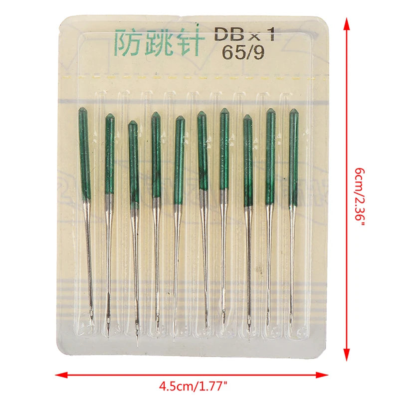 10PCS Anti-Jump Stretch Fabric Sewing Needles – Elastic Cloth Sewing Needles Nixie