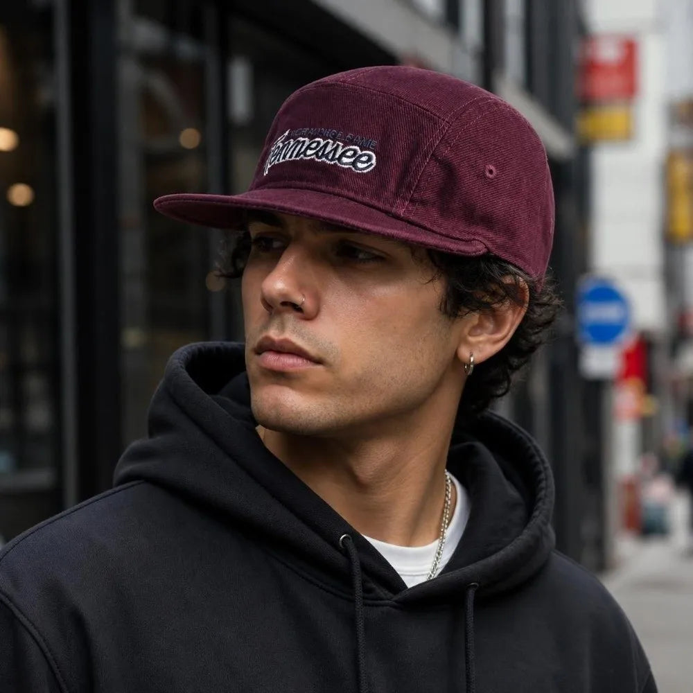 Short Brim Embroidered Snapback Trucker Baseball Cap – Unisex Baseball Snapback Cap Nixie