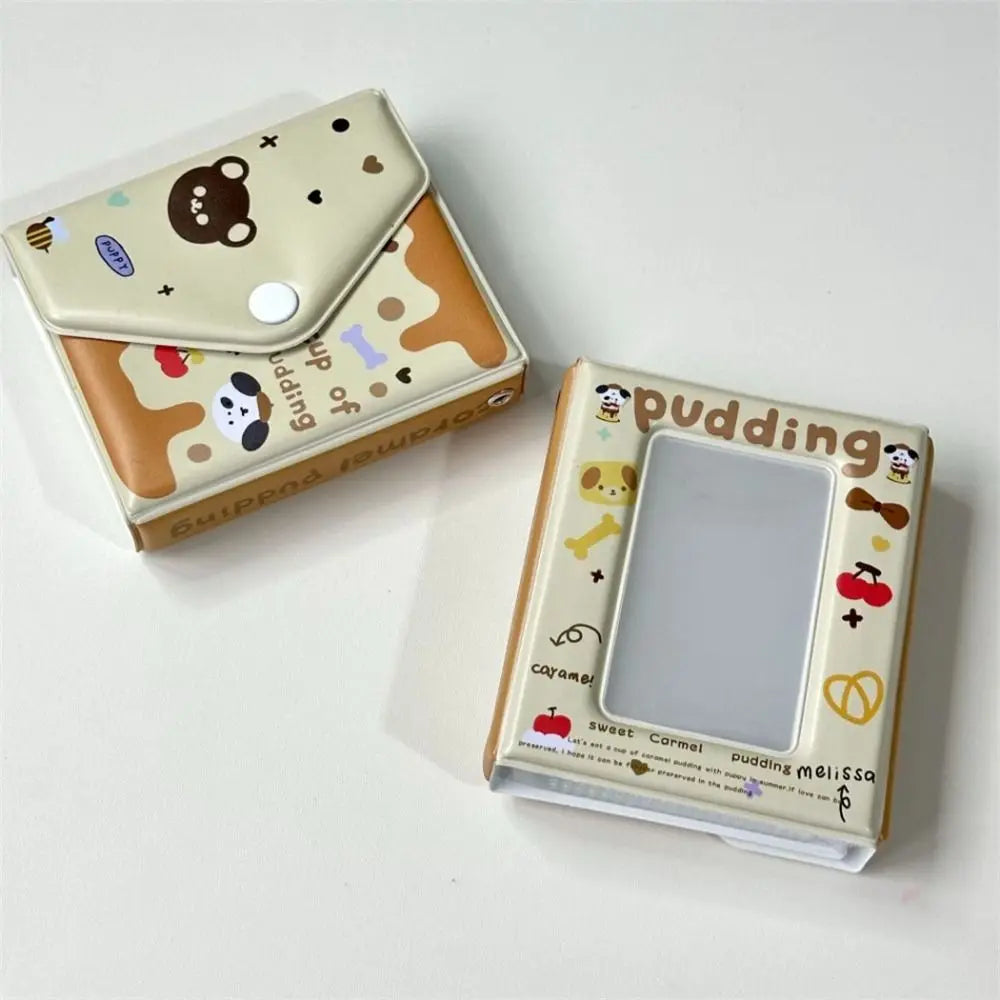 Japanese Mini Card Album 3" – 16-Page PVC Photocard Collect Book