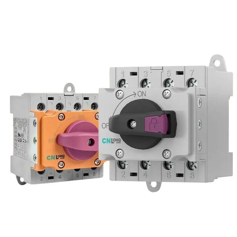 4P DIN-Rail DC Isolator Rotary Switch 32A 1200V – Solar PV DC Isolator Switch Nixie