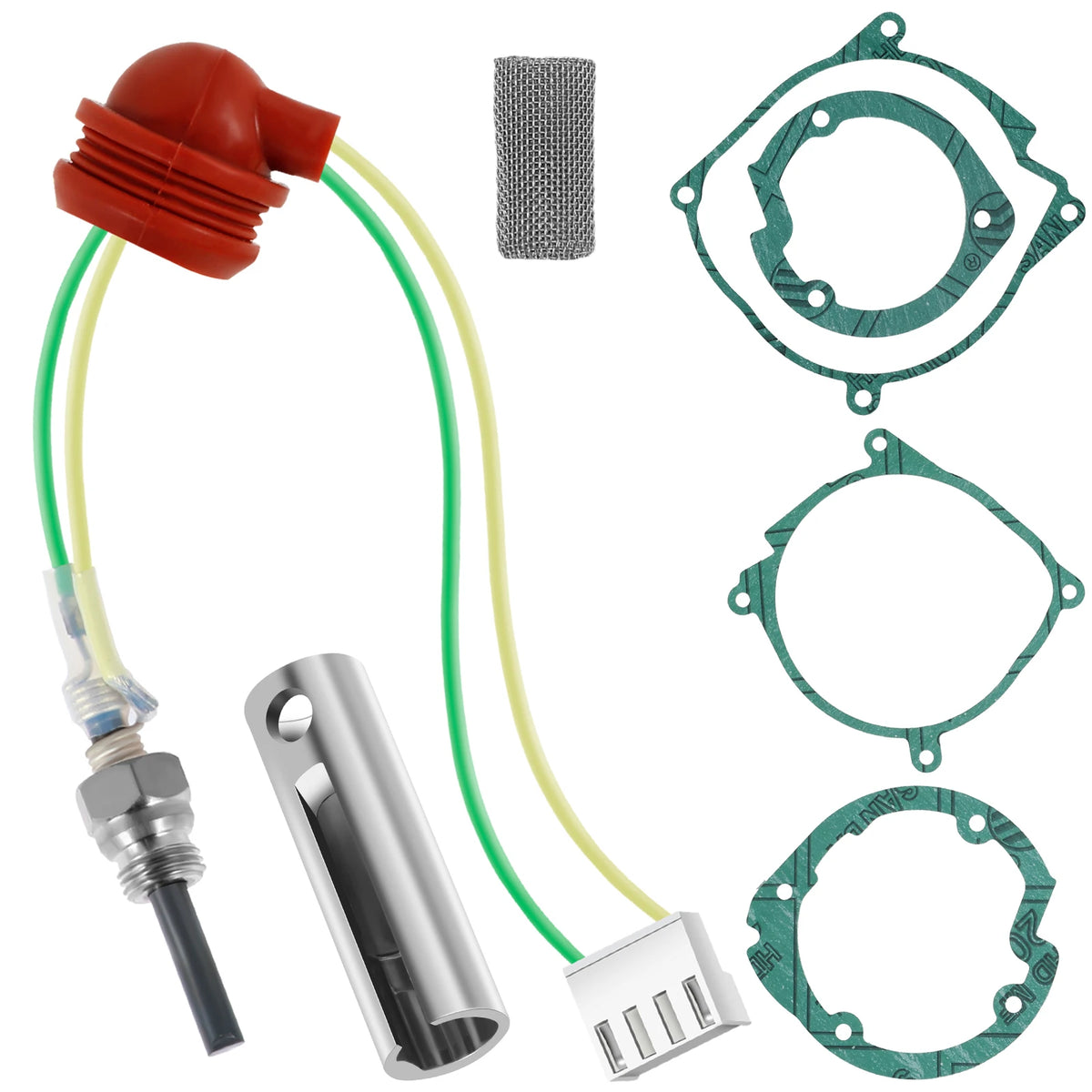 12V Glow Plug Repair Kit for 2KW 5KW 8KW Diesel Parking Heater Heater Repair Kit Nixie green