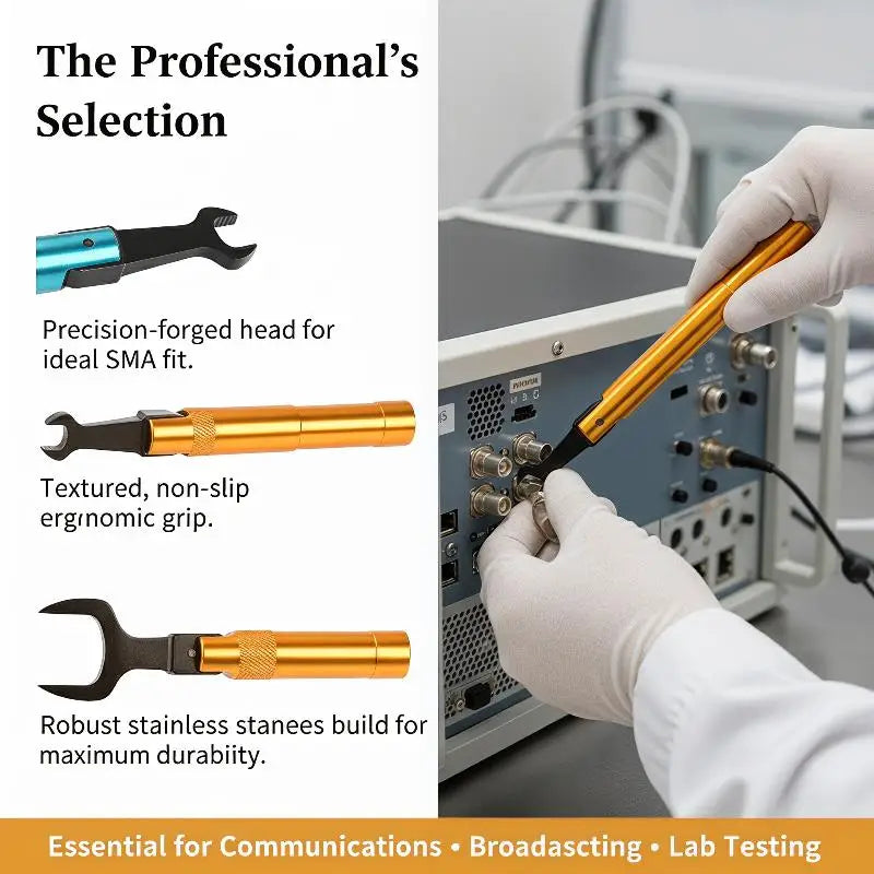 Precision Torque Wrench for RF Coax Connectors | Telecom Tool RF Torque Wrench Nixie