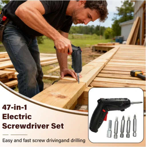 Nixie 4.2V Brushless Rechargeable Electric Screwdriver Set 6Nm Electric Screwdriver Set Nixie