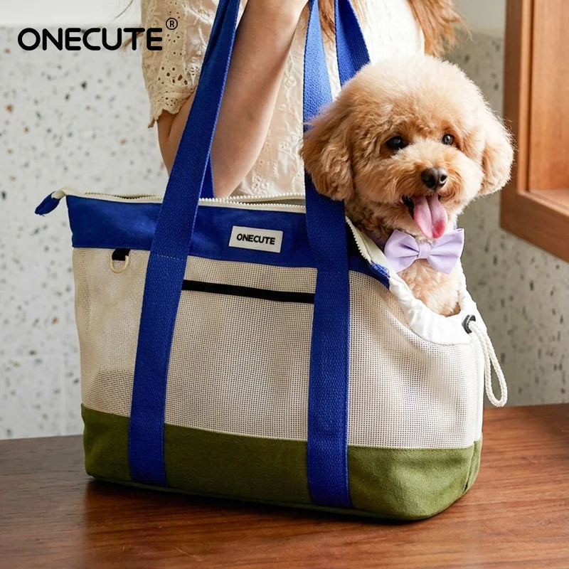 Breathable Pet Shoulder Carrier Bag – Travel Tote for Cats & Dogs Pet Carrier Bag Nixie