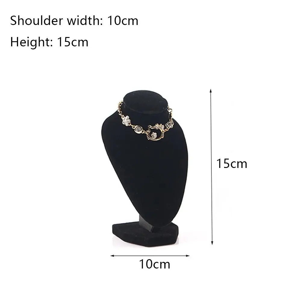 Velvet Jewelry Display Stand Necklace Bust Holder Organizer Rack Jewelry Display Stand Nixie