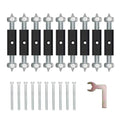 21-Piece 86-Type Outlet Box Repair Kit – Adjustable & Insulated Outlet Box Repair Kit Nixie --
