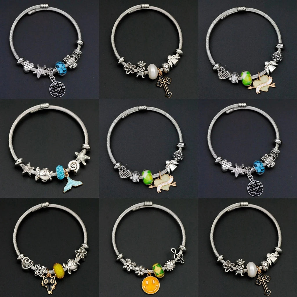 Crystal Butterfly Bracelet for Women – Stainless Steel Fashion Bracelet Nixie