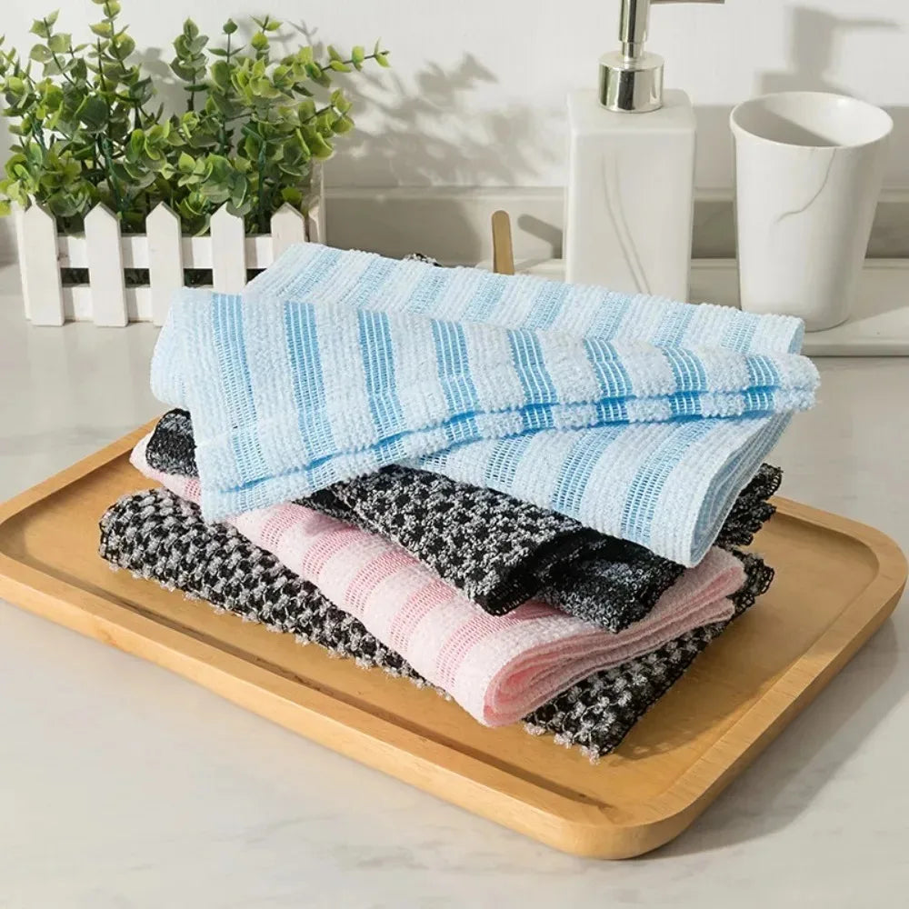 Extra Long Exfoliating Bath Scrubber Towel – Silver Ion