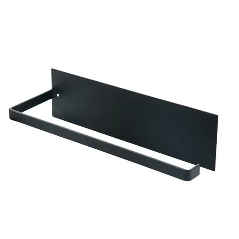 No-Punch Carbon Steel Kitchen Paper Towel Holder – Nixie Paper Towel Holder Nixie Black