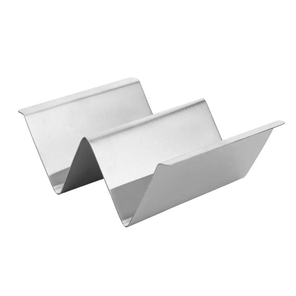 Stainless Steel Taco Tortilla Holder Stand 2/3/4-Slot Taco Holder Stand Nixie 2Grids