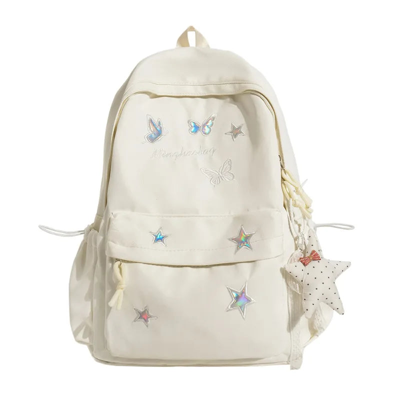Women's Star Backpack – Korean College Style School Bag for Girls Girls School Backpack Nixie