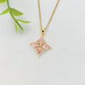 Luxury Heart Four-Leaf Clover Pendant Necklace for Women
