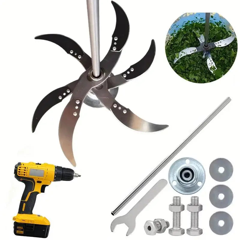 6-Blade Manganese Steel Cutter Head for Vegetable & Forage Chopper