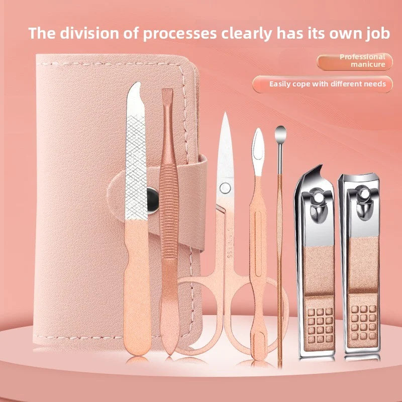 7-Piece Stainless Steel Nail Clipper & Manicure Set Nail Clipper Set Nixie
