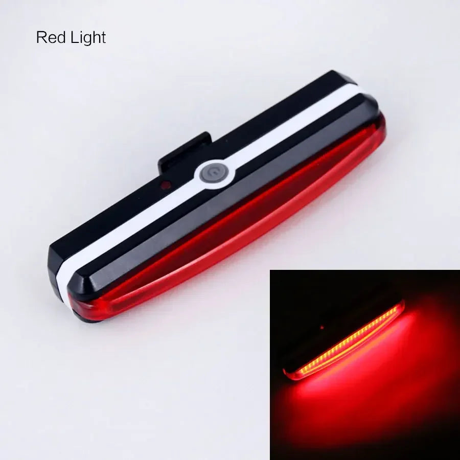 BUCKLOS USB Rechargeable Bike Tail Light – IPX6 Waterproof Bicycle Tail Light Nixie RED