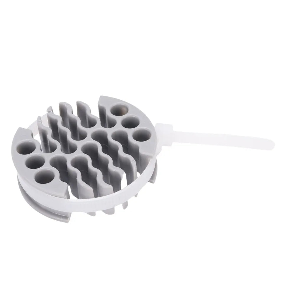 30-Hole Network Cable Organizer | CAT5 CAT6 Cable Management