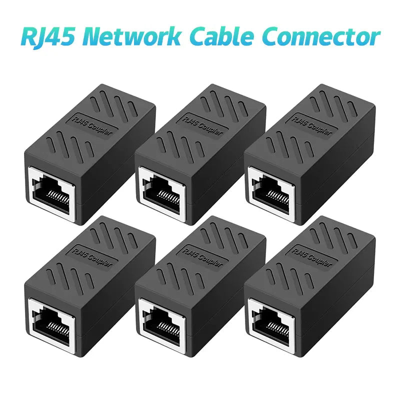 RJ45 Ethernet Coupler 1000Mbps – Cat6/Cat5e LAN Extender