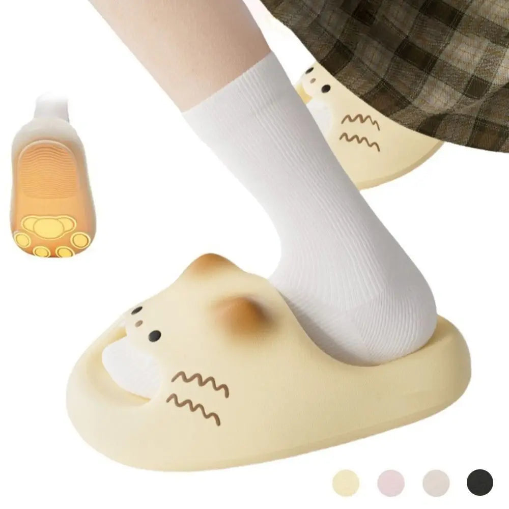 Waterproof Cat Paw Slippers – Anti-Slip Soft Sole for Women Women's Slippers Nixie