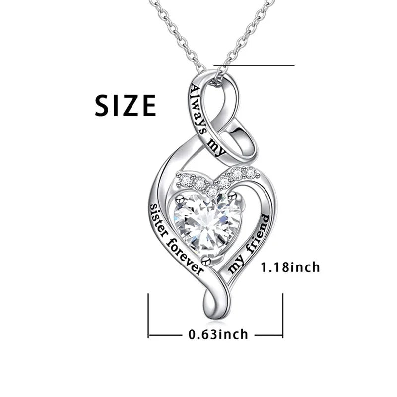 Silver Panda Bear Zircon Pendant Necklace | Women & Kids Gift Pendant Necklace Nixie
