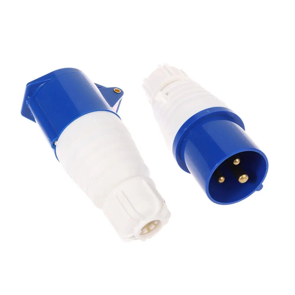 220V 16A Industrial Waterproof Plug 3-Pin IP44 Connector Industrial Waterproof Plug Nixie