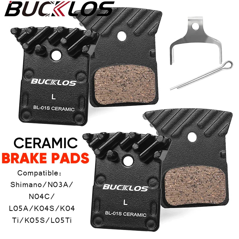 BUCKLOS Ceramic Disc Brake Pads – Shimano L05A N03A K04S K05S MTB Disc Brake Pads Nixie