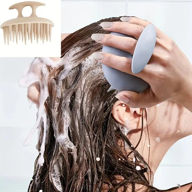 Silicone Scalp Massage Brush – Shampoo & Hair Care Tool Scalp Massage Brush Nixie