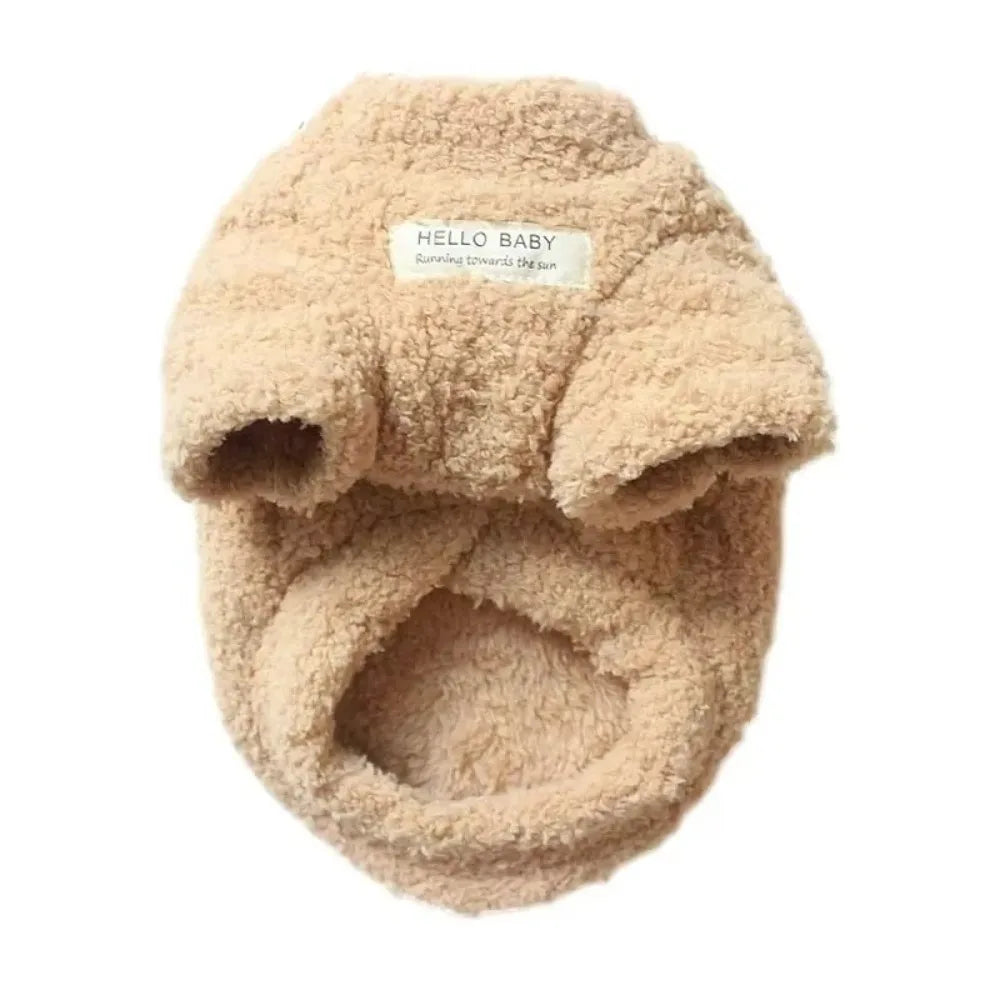 Winter Fleece Dog Sweater Coat for Small Dogs – S to XXL Dog Sweater Coat Nixie Coffee XXL